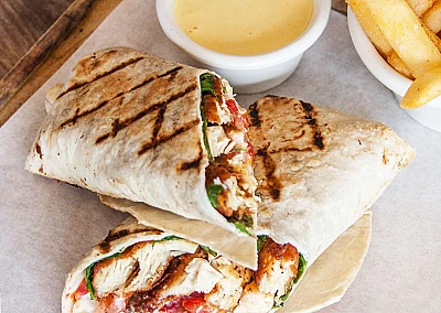 Pesto Chicken Wrap