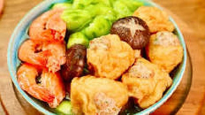 Stuffed fish balls