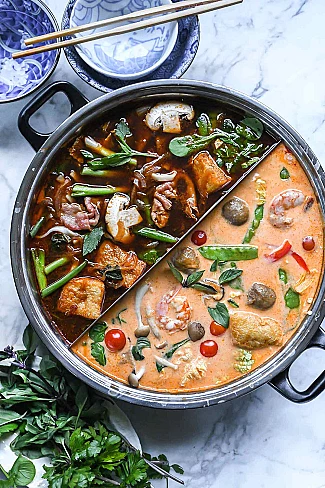 Tom Yum Hot Pot Red Curry